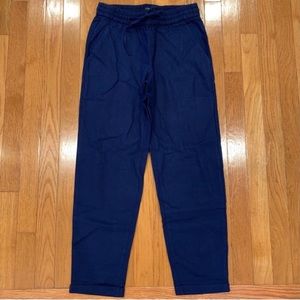 J. Crew Navy Linen Pants